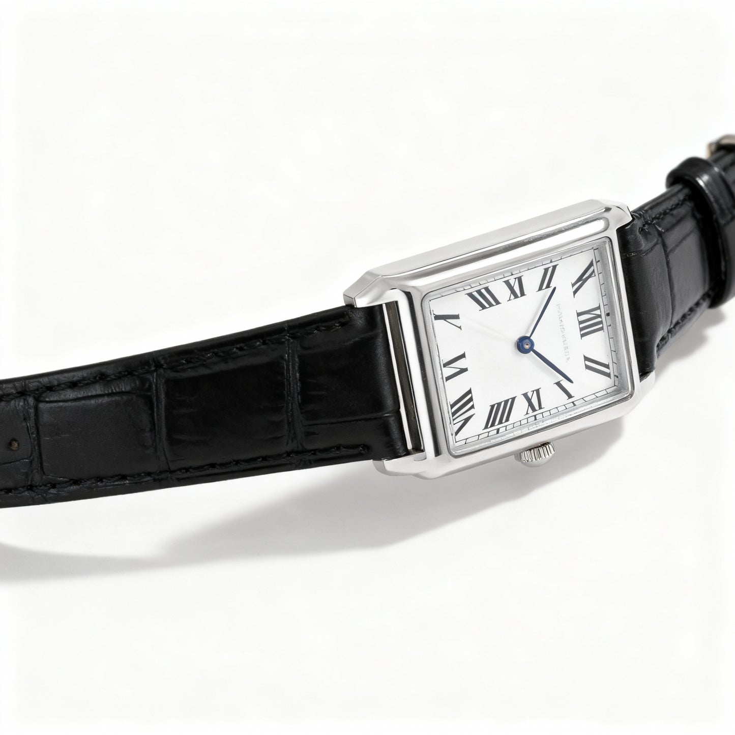 Avaner Montre Carrée Bracelet Cuir Chiffres Romains