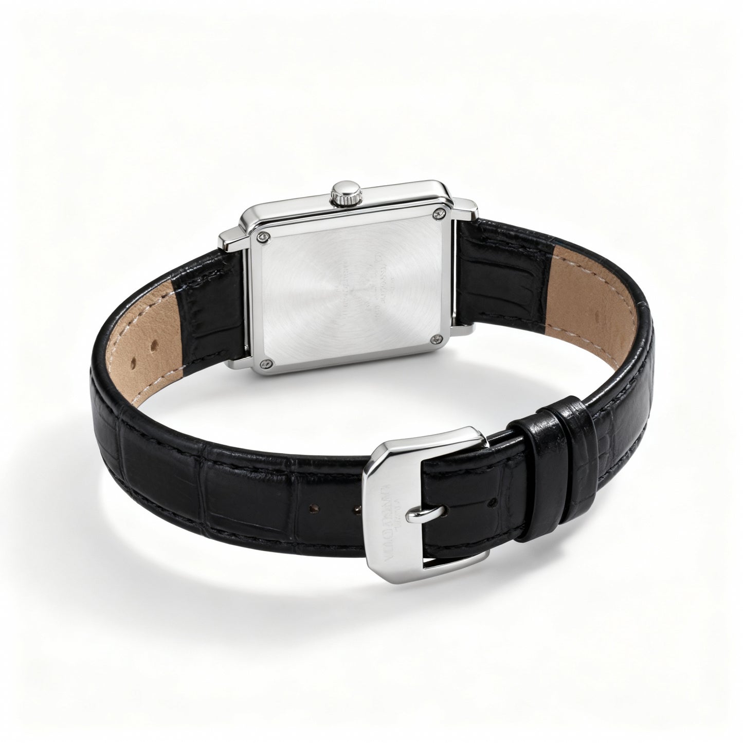 Avaner Montre Carrée Bracelet Cuir Chiffres Romains