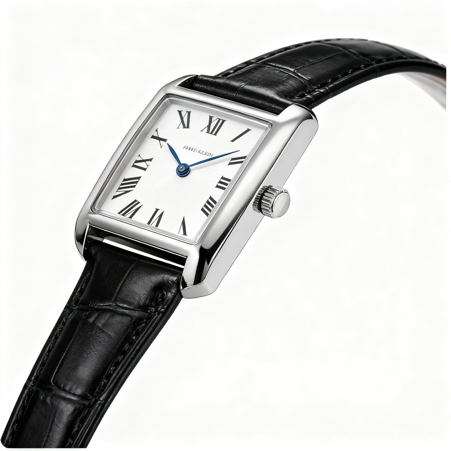 Avaner Montre Carrée Bracelet Cuir Chiffres Romains