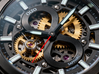 Men's Automatic Watch – AURION Edition, Luxury Tonneau in Stainless Steel & Sapphire Glass