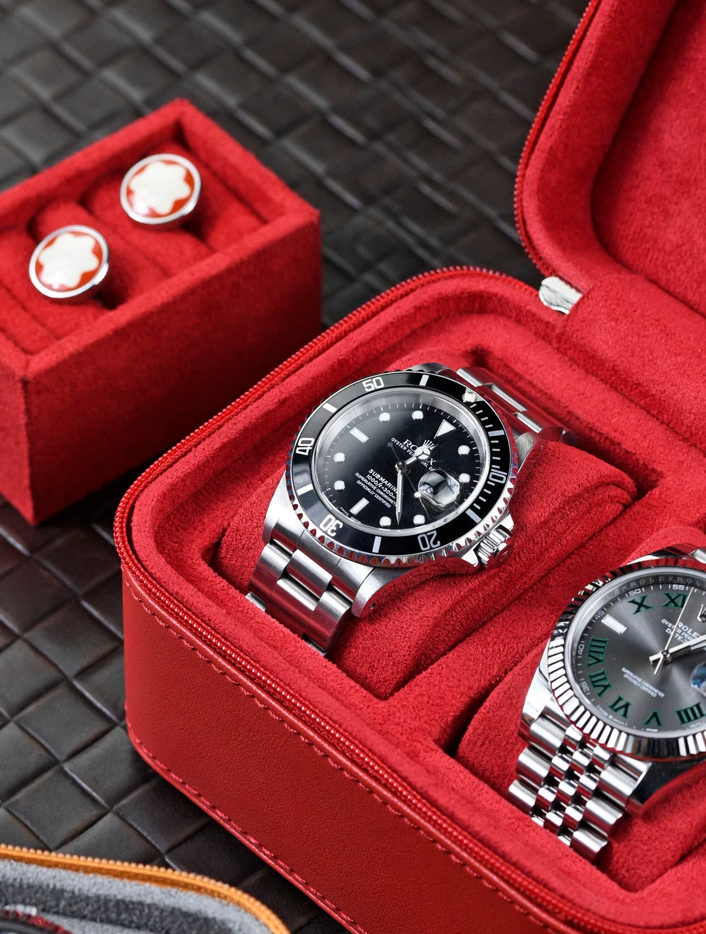 Elite Watch Storage Box – Multi-Montres & Bijoux Voyage