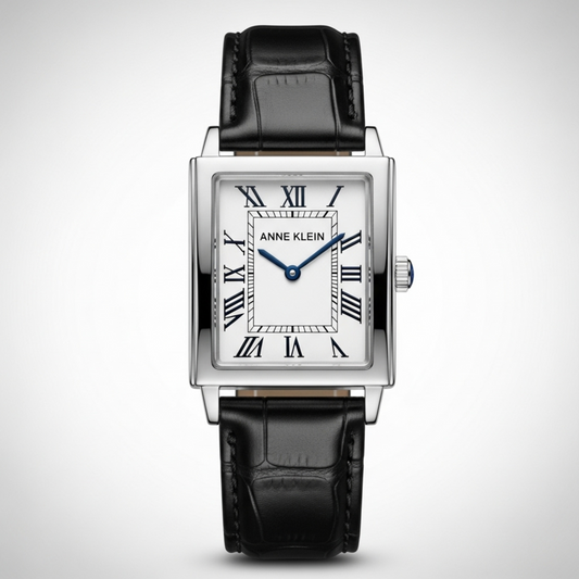 Avaner Montre Carrée Bracelet Cuir Chiffres Romains