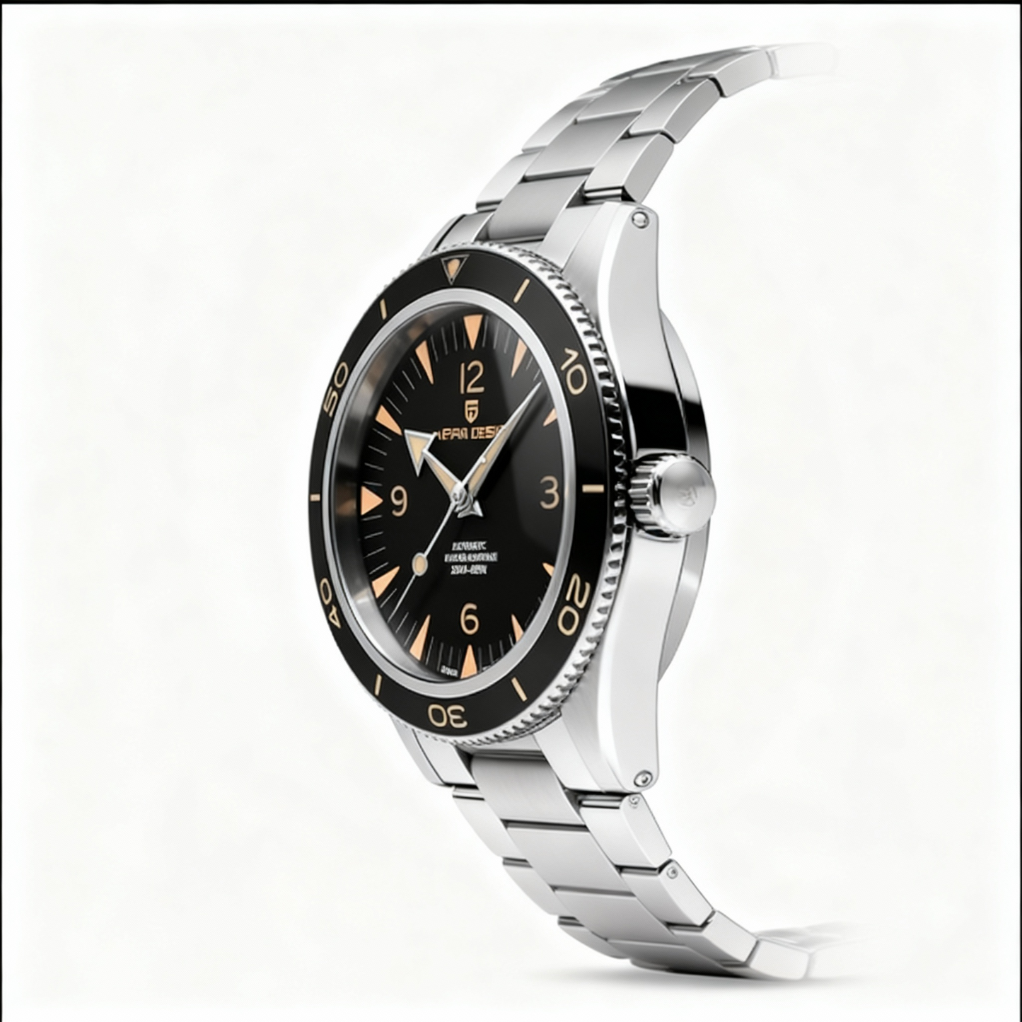 NH35 Automatic Men's Watch – Chromium Edition, Luxury Stainless Steel and Sapphire Glass